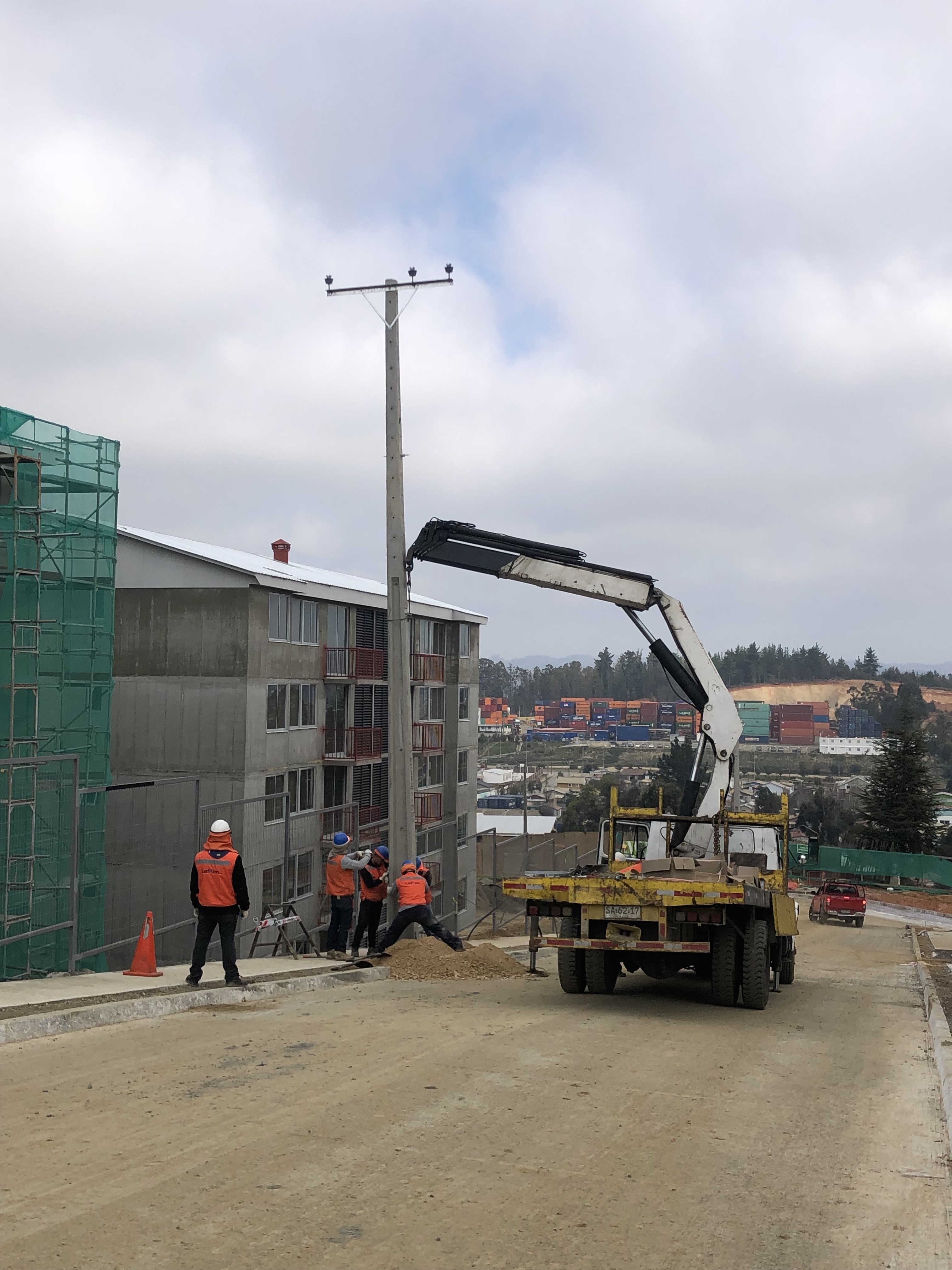 Electrificación Aérea Condominio San Cristobal