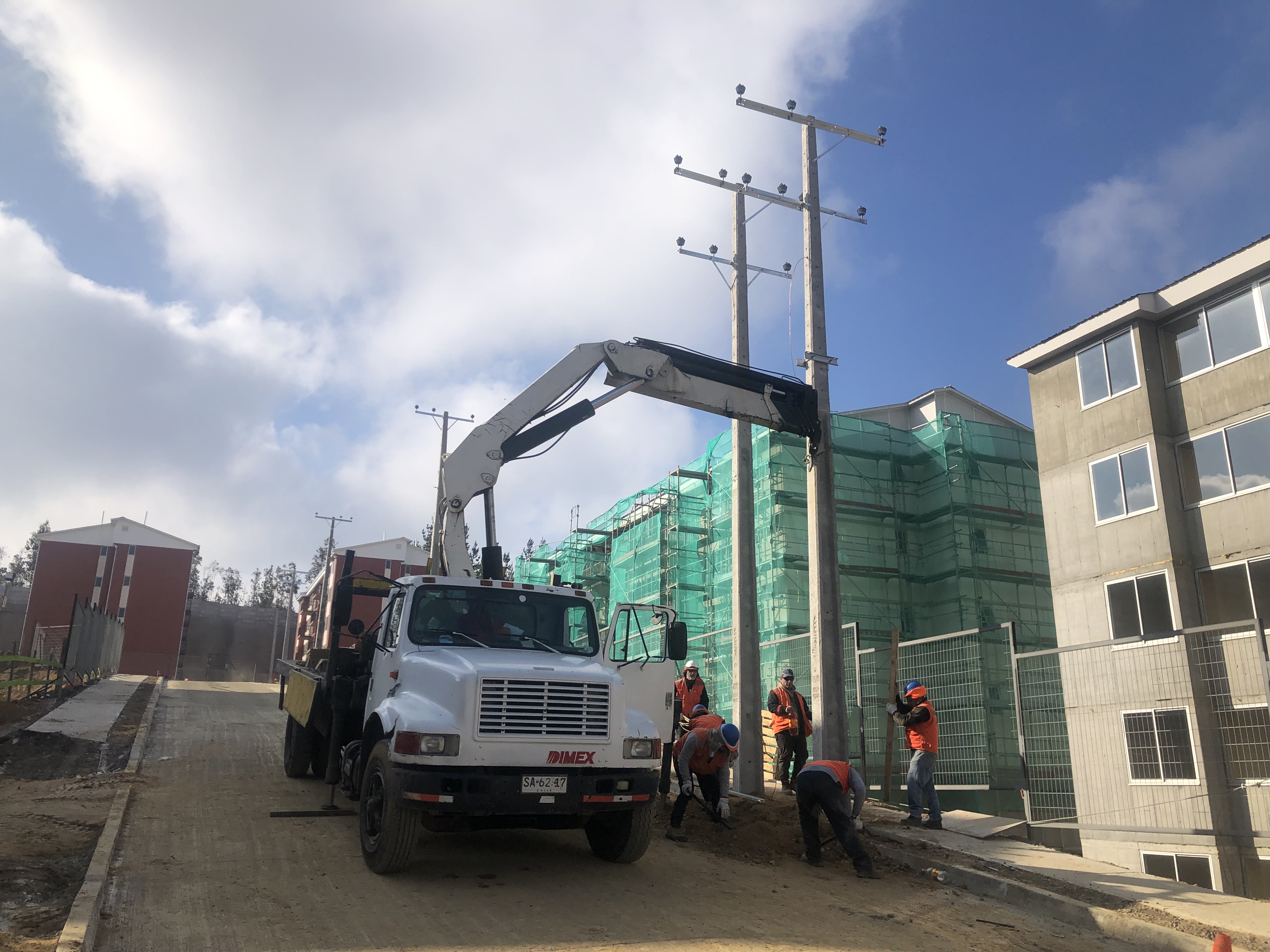 Electrificación Aérea Condominio San Cristobal