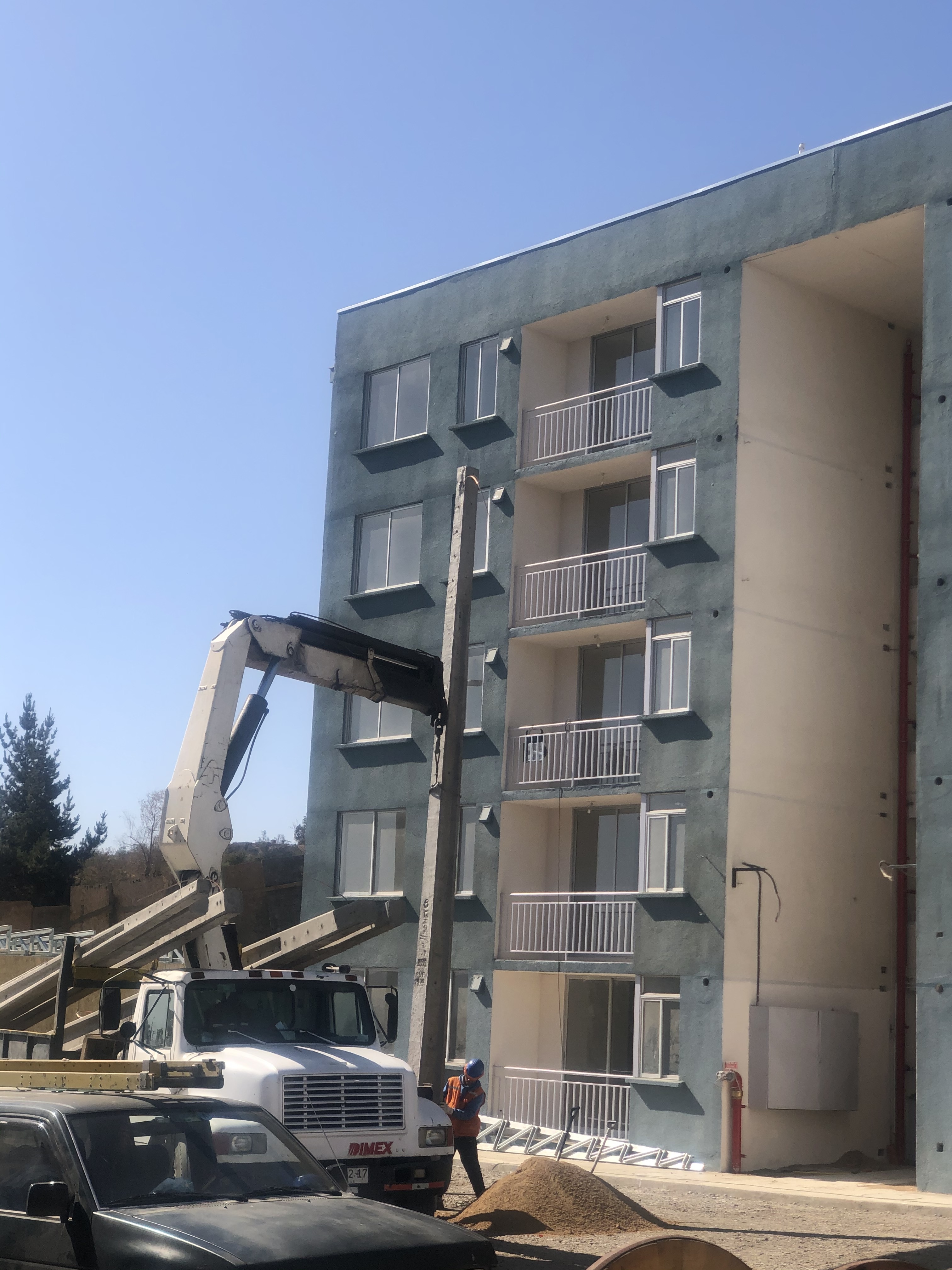 Electrificación Aérea Condominio San Cristobal