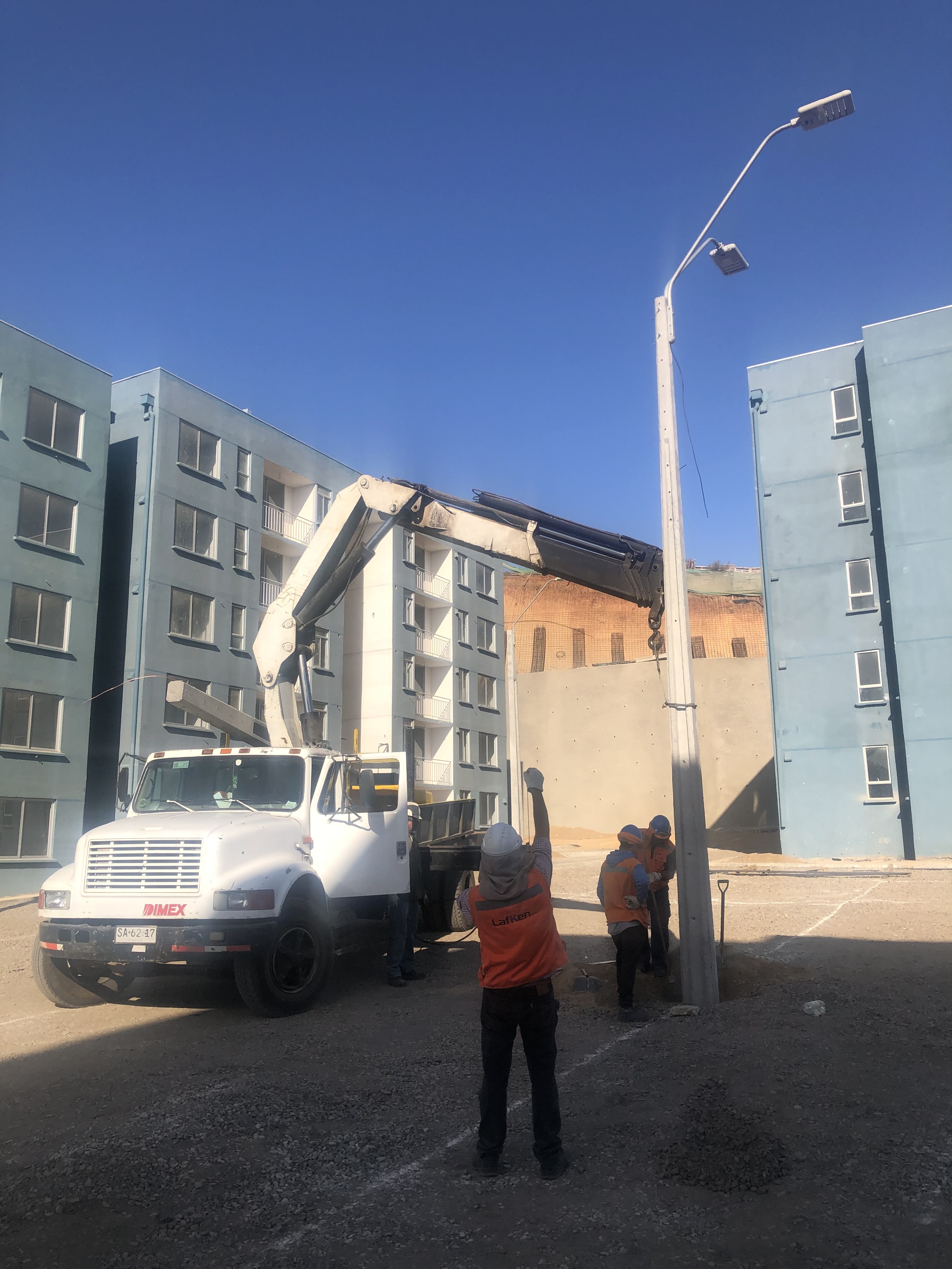 Electrificación Aérea Condominio San Cristobal